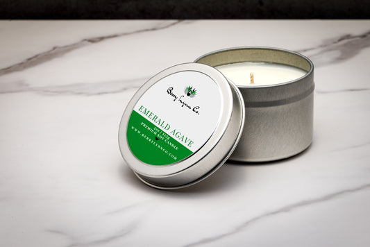 Emerald Agave Candle