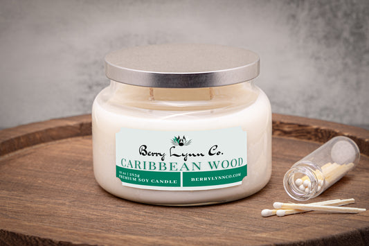 Caribbean Wood Candle