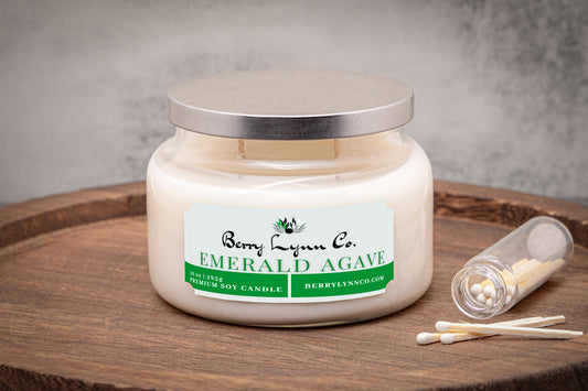 Emerald Agave Candle