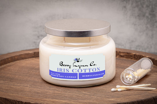 Iris Cotton Candle