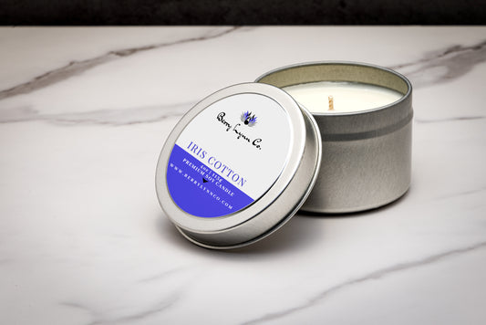 Iris Cotton Candle